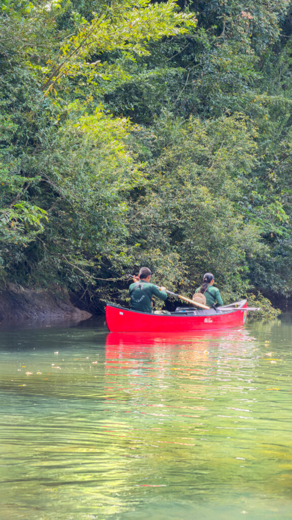 Canoeing at the Lodge at Chaa Creek 