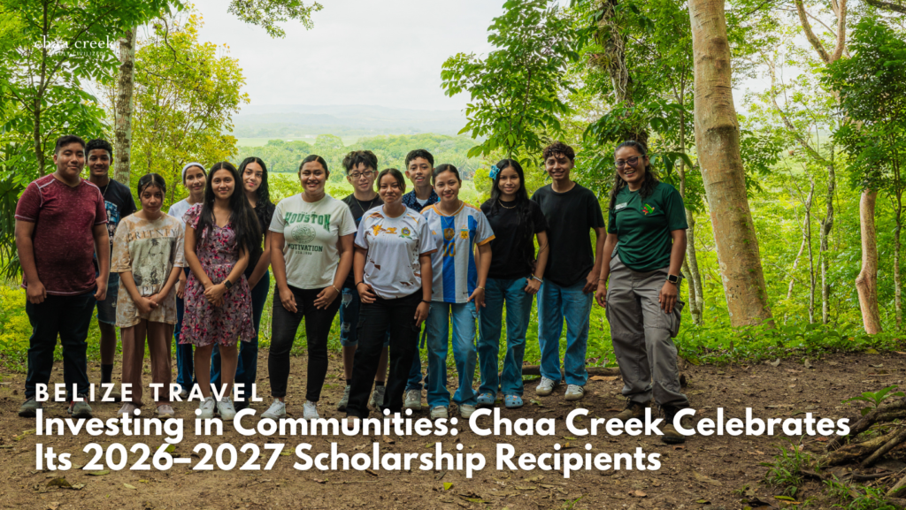 Scholarship Students Chaa Creek